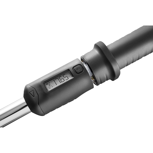 Facom S.307A100 digital torque wrench handle with display, close-up product photo on white background.
