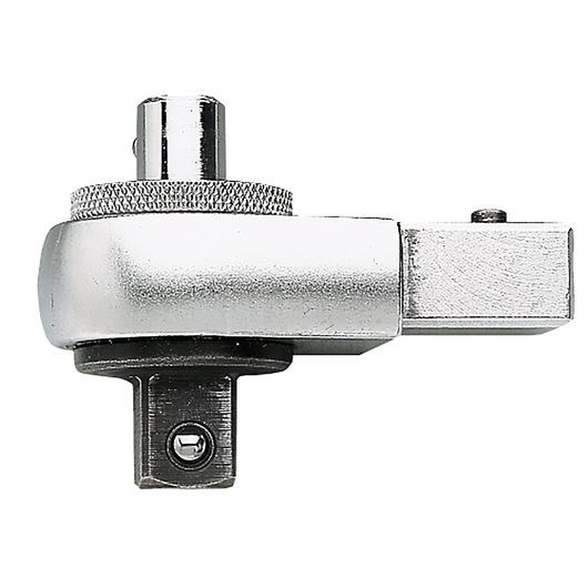 Facom S_372 silver ratchet adapter side view, metal tool for socket wrench photography