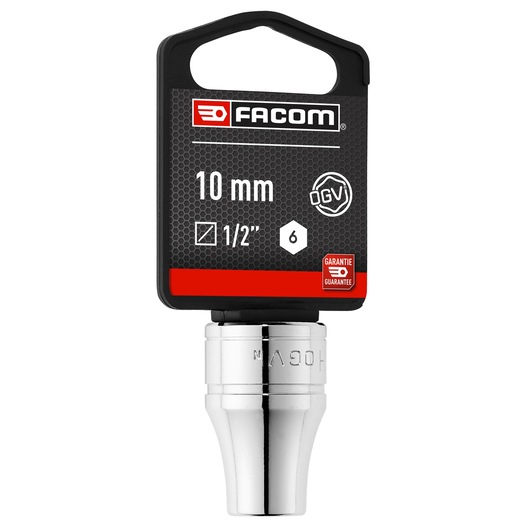 1/2 in. Socket, 6-point, 10 mm