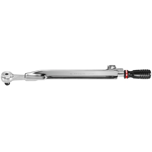 1/2 Manual reset torque wrench with removable square drive, range 40-200Nm