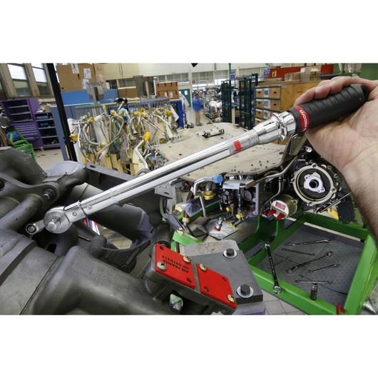 Click Torque Wrench, removable ratchet, range 40-200Nm