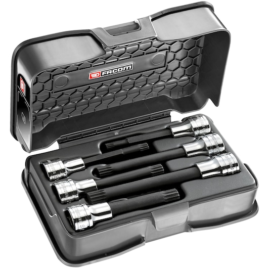 1/2 in. XZN Long Bit Socket Set (6 pc.)