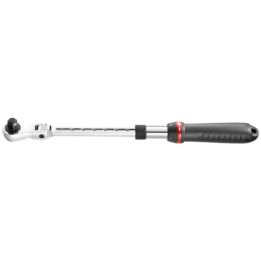 Facom SXL_171 extendable ratchet with black ergonomic handle, side view on white background.