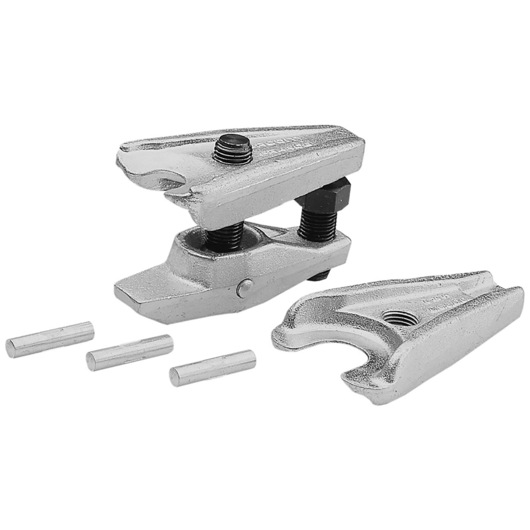 Facom U16J2A silver metal ball joint separator set, front angle, with detachable parts.