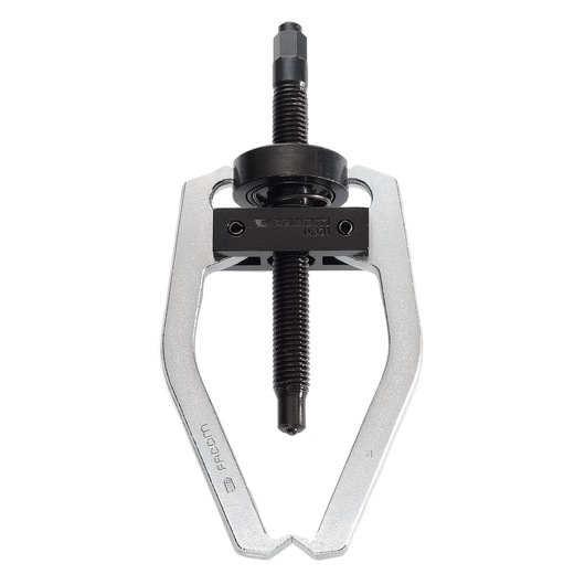 Facom U_301 gear puller, silver and black finish, front angle on white background.