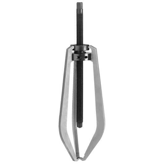 Facom U_302-200 three-jaw bearing puller, silver metal, front angle, on white background.