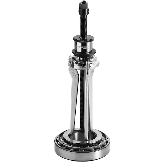 Facom bearing puller tool U_306-170N, silver metal, front angle, with circular bearing base.