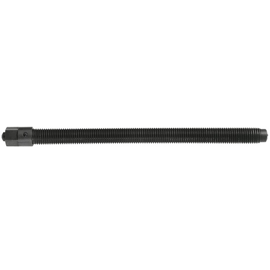 Facom U306-2 black threaded puller rod, straight angle, metal construction on white background.