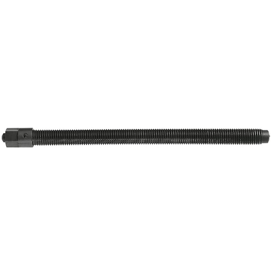 Facom U.306-3 long black threaded rod with hex nut, photographed on white background, tool accessory.