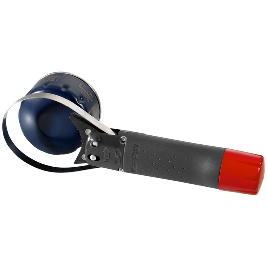 Facom U_46ACL oil filter wrench with black handle and red end, side angle, on white background.