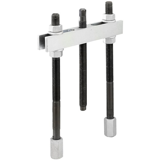Facom U_53K4 three-arm puller tool, metal construction, front angle, product photography.