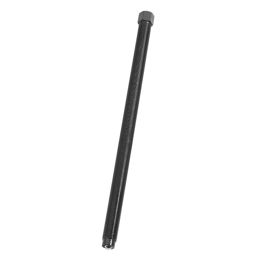 Facom U_9-03 black threaded rod photographed at an angle on a white background.