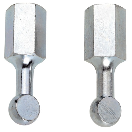 Set of 2 tips for U.23 puller type, diameter 12.5 mm, thread M10