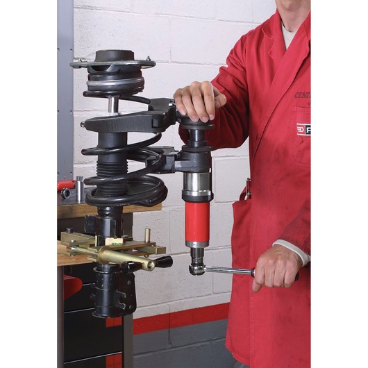 Spring Compressor, Universal System With Interchangeable Forks