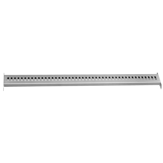 Facom U50020035Q metal slotted rail, front angle, silver finish, tool storage accessory.