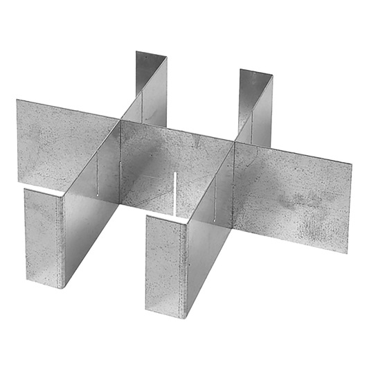 Facom U50030080Q metal partition photography, silver grid divider on white background.
