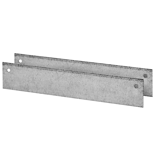 2 Metal Dividers, for Drawers, H 155 mm, L 330 mm
