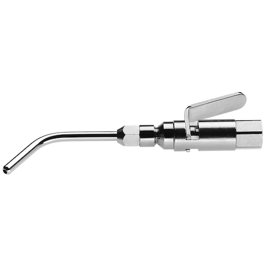 Facom V_999A metal blow gun with angled nozzle, side view on white background.